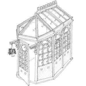 Konservatorium Victorian växthus byggsats