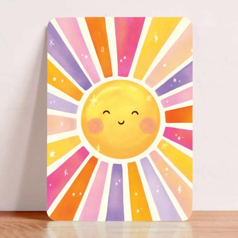 Kort glad sol! A6