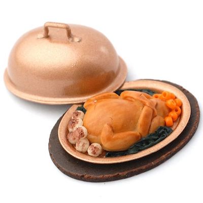 Kalkon kyckling på fat m lock