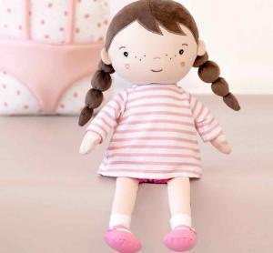 Docka Lola tygdocka 33 cm