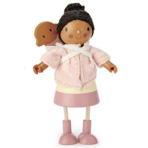 Dockhusdocka mamma Knopp m bebis