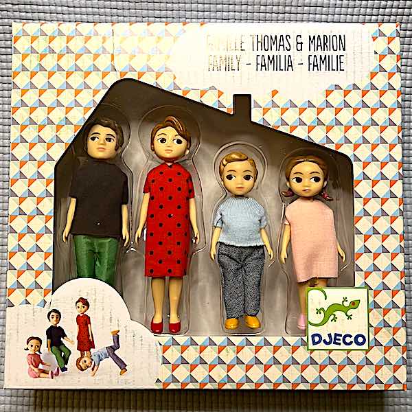 Djeco dockhusfamilj Marion & Thomas med 2 barn