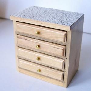 Kök modernt, Köksbänk med lådor marmor