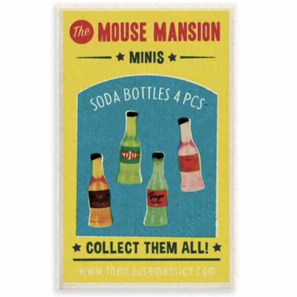 Mouse mansion minis, lemonadflaskor