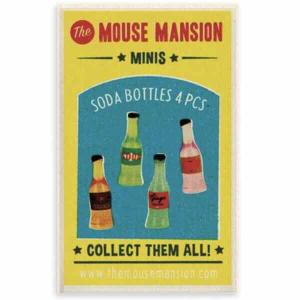 Mouse mansion minis, läskflaskor från “Sam och Julia” på SVT