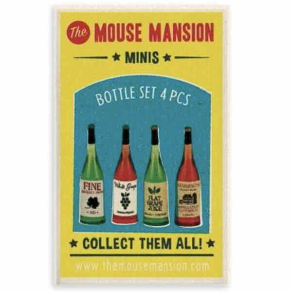 Mouse mansion minis, vinflaskor