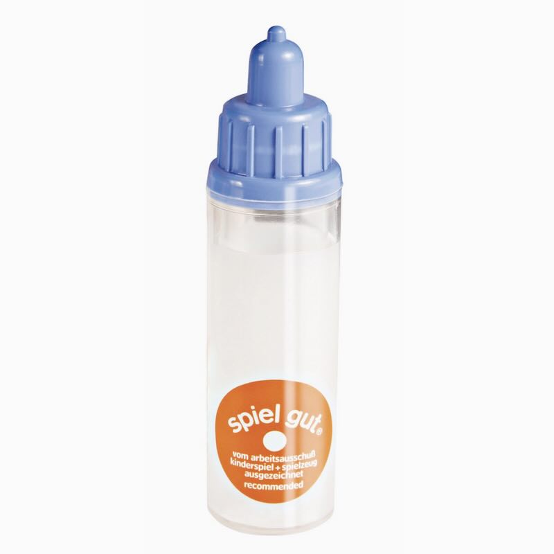 Nappflaska med "mjölk" för dockan