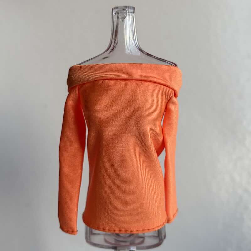 Barbie orange topp nedhasad axel