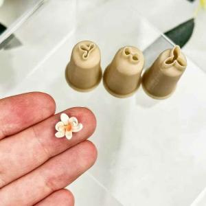 Orkidé-blomma form gör själv 3 formar