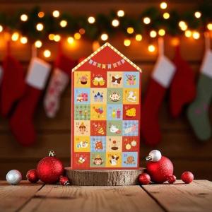 Adventskalender med miniatyrer fr Dockbutiken