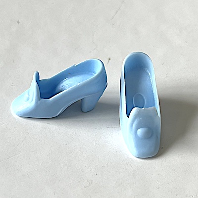 Pilgrim skor ljusblå