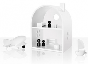 Dockhus vitt design Playsam