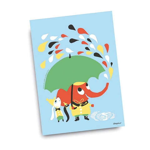 Kort Rain vykort design Camilla Lundsten