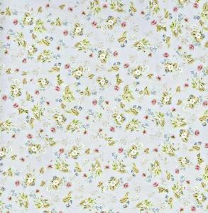 Tapet rokoko silk blå