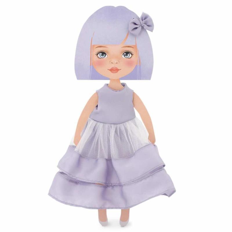 Dockkläder Sweet sisters lila finklänning