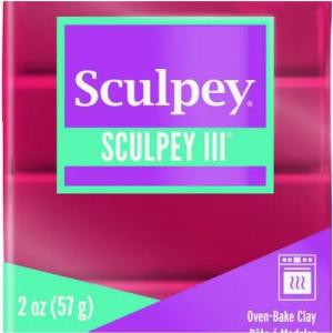 Sculpey Premo (fimo) RÖD pearl 57g