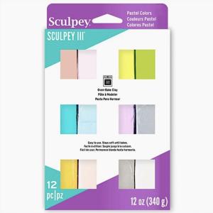 Sculpey III Pastel Colors 340 g multipack