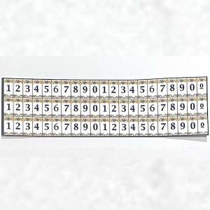 Fasad siffror husnummer