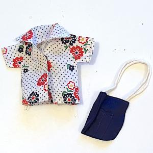 Sindy #44191 blus och väska fr 1978