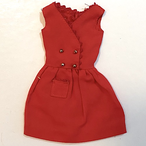 Skipper #1901 Red sensation fr 1964-66 klänning