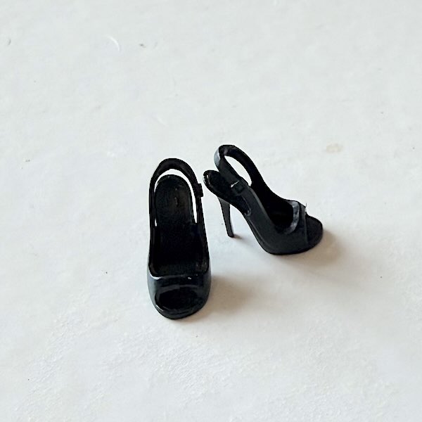 Skor heels svarta OT-skor
