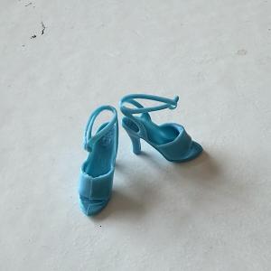 Skor heels turkos sandalett