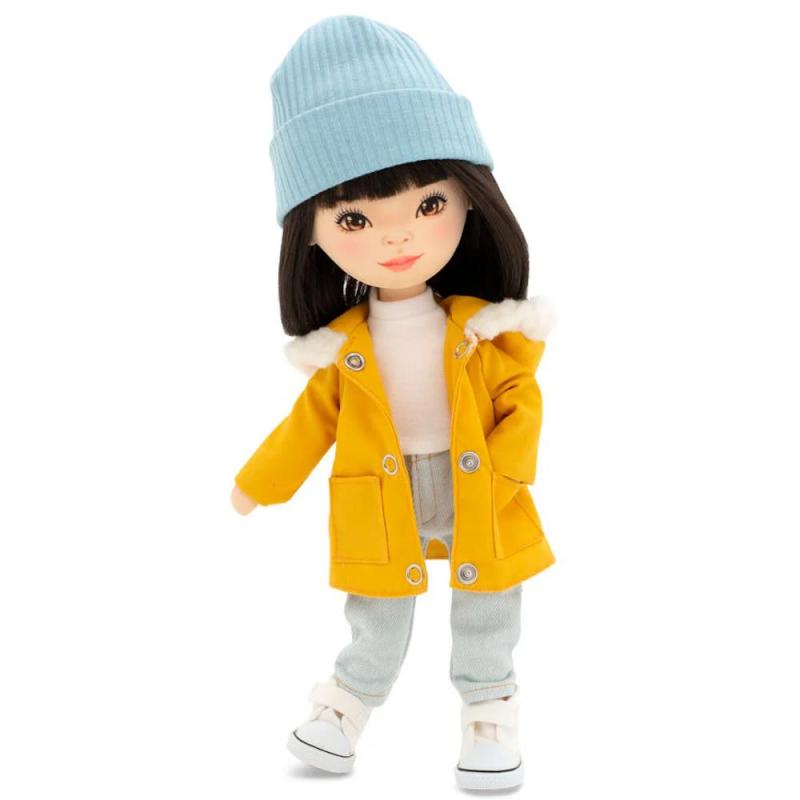 Docka Lilu i gul parka (35 cm)