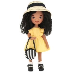 Docka Tina i gul klänning (35cm)