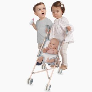 Docksulky sulky till docka grå dinosaurie