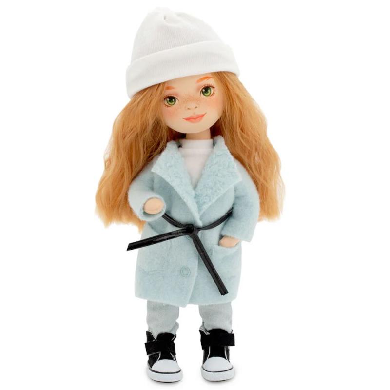 Docka Sunny i kappa mint (35 cm)