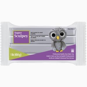 Super Sculpey Grey grå 454 g