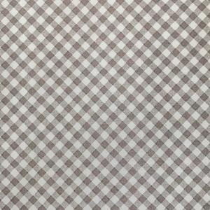 Tapet rutig brungrå vit