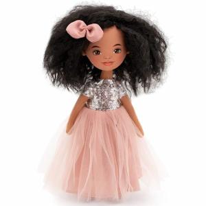 Docka Tina i rosa klänning (35cm)