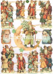 Bokmärken tomtar måne retro EF