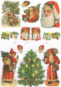 Bokmärken tomtar retro EF