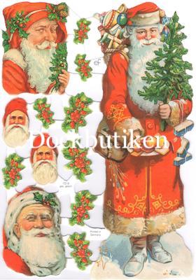 Bokmärken tomtar retro EF