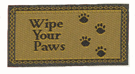 Dörrmatta Wipe your paws Torka dina tassar