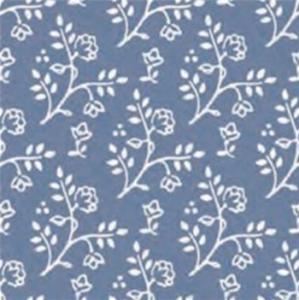 Tapet Julia white on blue