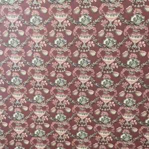 Tapet Compiegne Framboise red