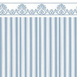 Tapet Majestic ljusblå vit aquablå