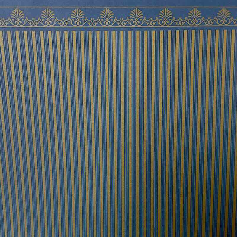 Tapet Majestic blue gold