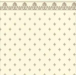 Tapet Victorian Regal creme guld