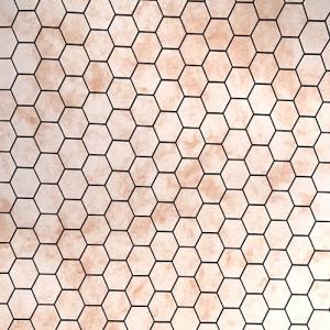 Golv klinker Grenada 6-kantigt hexagon peach