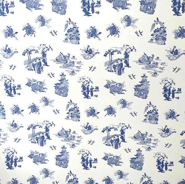Tapet Chinoise blue