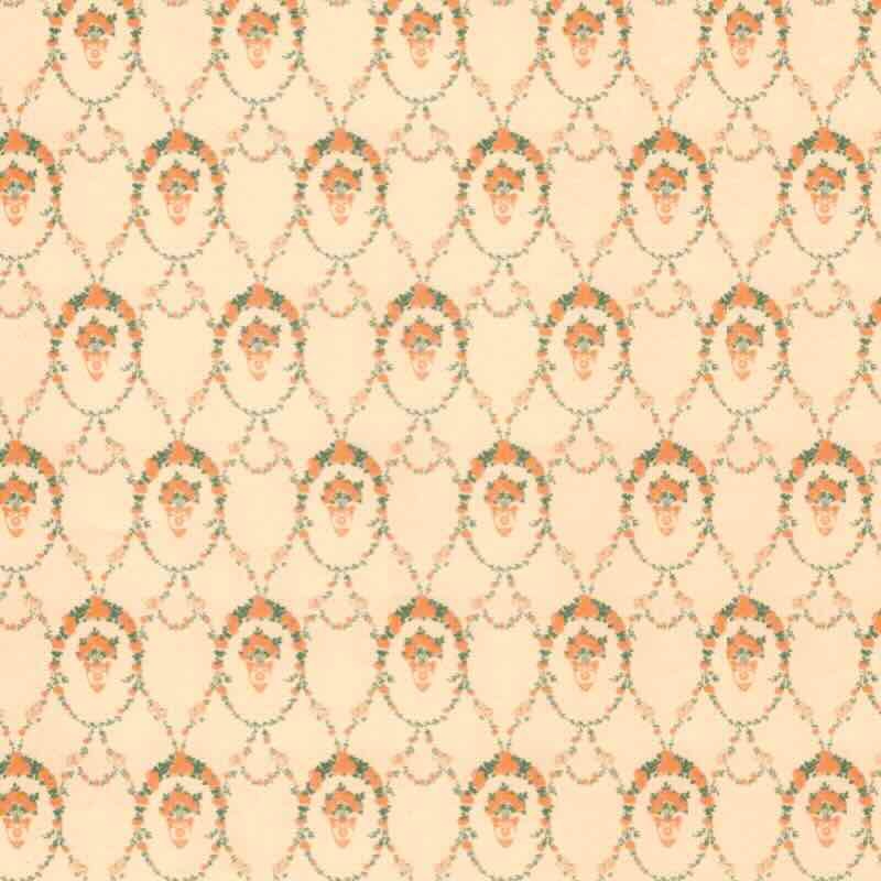 Tapet Mayfair peach