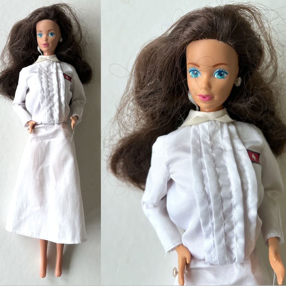 VINTAGE on sale BARBIE 1987 NURSE WHITNEY #4405 STEFFIE FACE New!