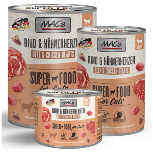 MAC's Cat Beef & Chickenheart 200 g