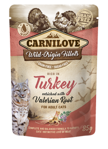 Carnilove Cat Pouch Turkey enriched with Valerian 85 g