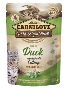 Carnilove Cat Pouch Duck enriched with Catnip 85 g
