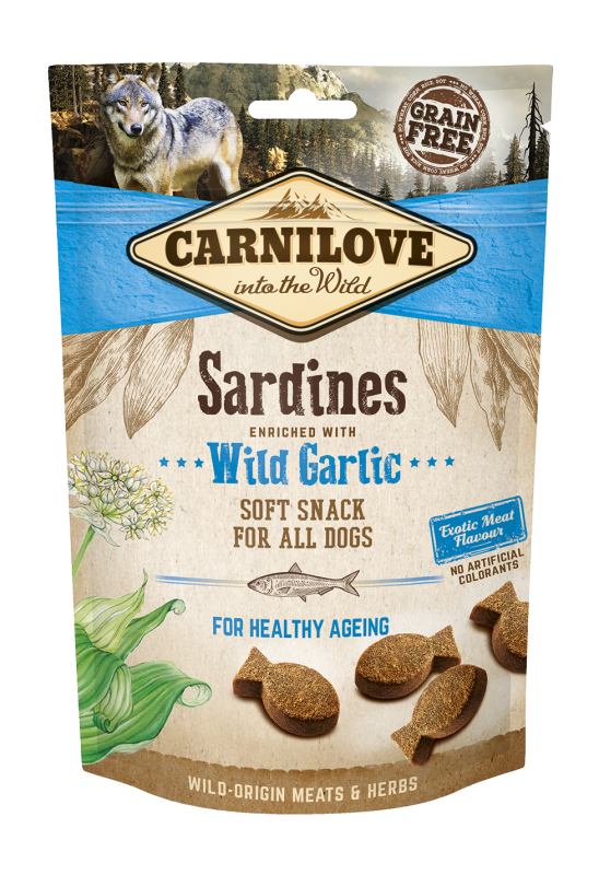 Carnilove Dog SemiMoist Sardines & Wild Garlic 200 g